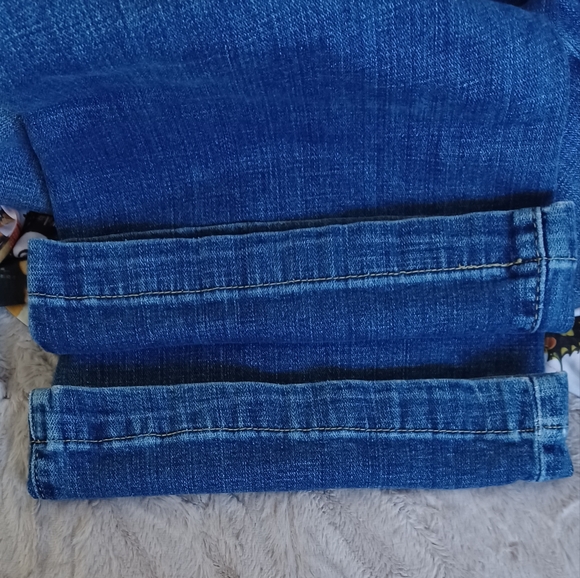 PRE-LOVED TOO SUPERLOW FLARE 524 LEVI'S 7M 99% COTTON/1% SPANDEX 5-POCKET - Picture 12 of 12